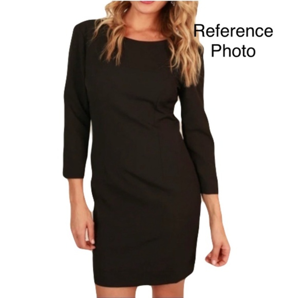 Juicy Couture Seam Accent 3/4 Sleeves Dress